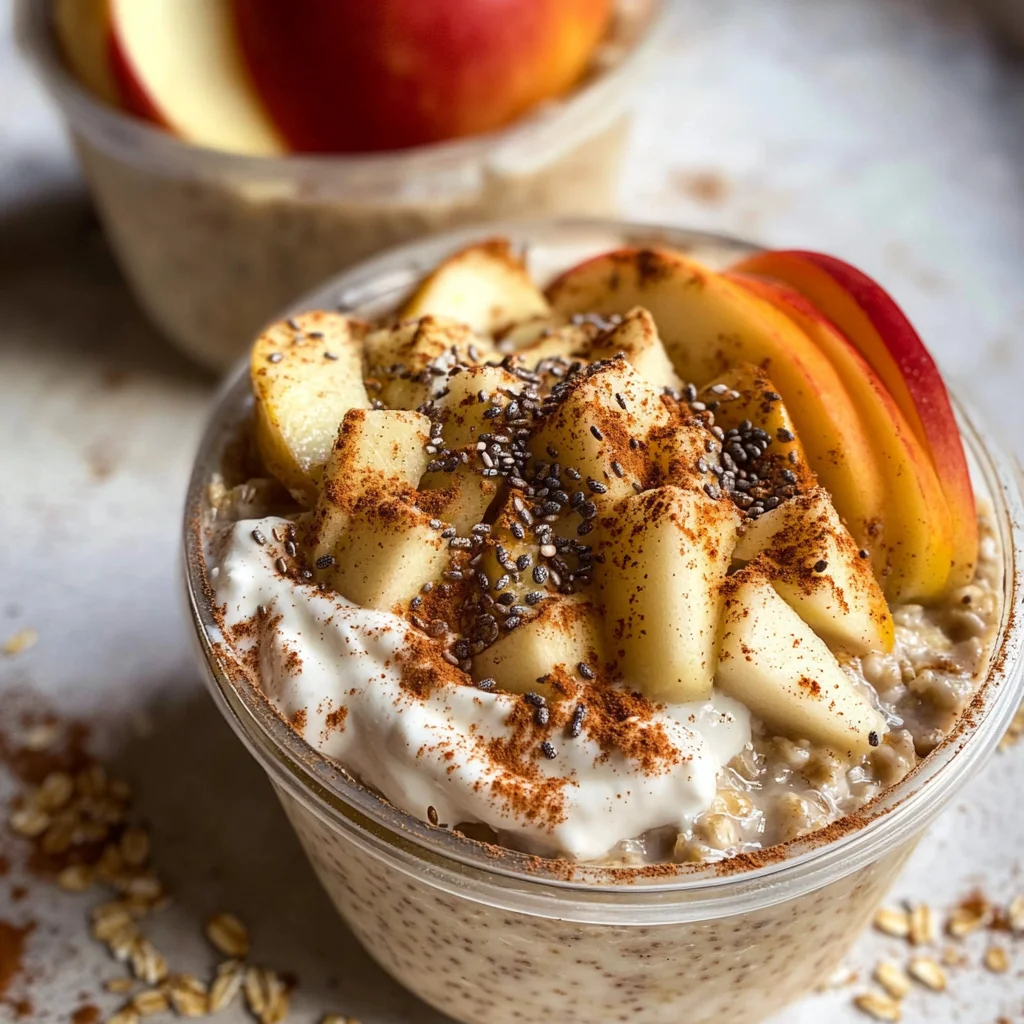Apple Cinnamon Overnight Oats