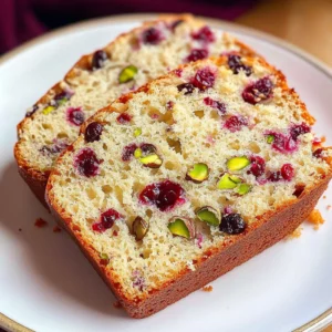 Cranberry Pistachio Bread