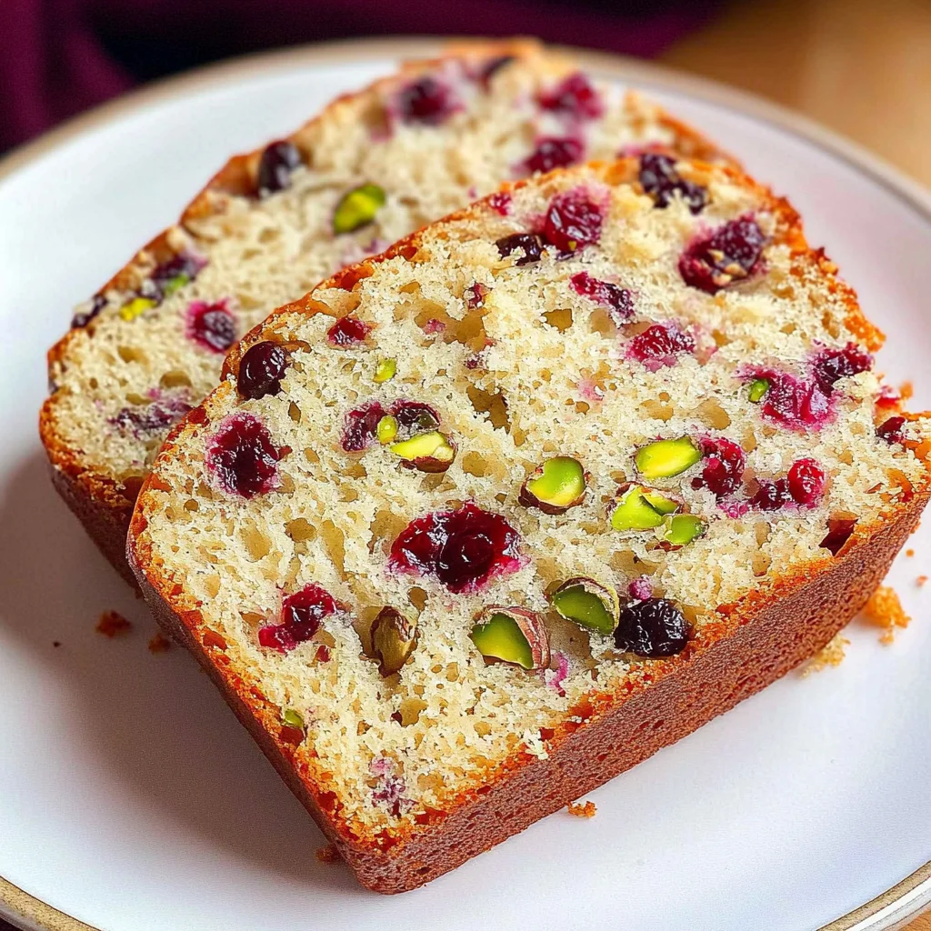 Cranberry Pistachio Bread