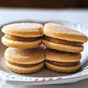 Easy Dulce de Leche Cinnamon Sandwich Cookies