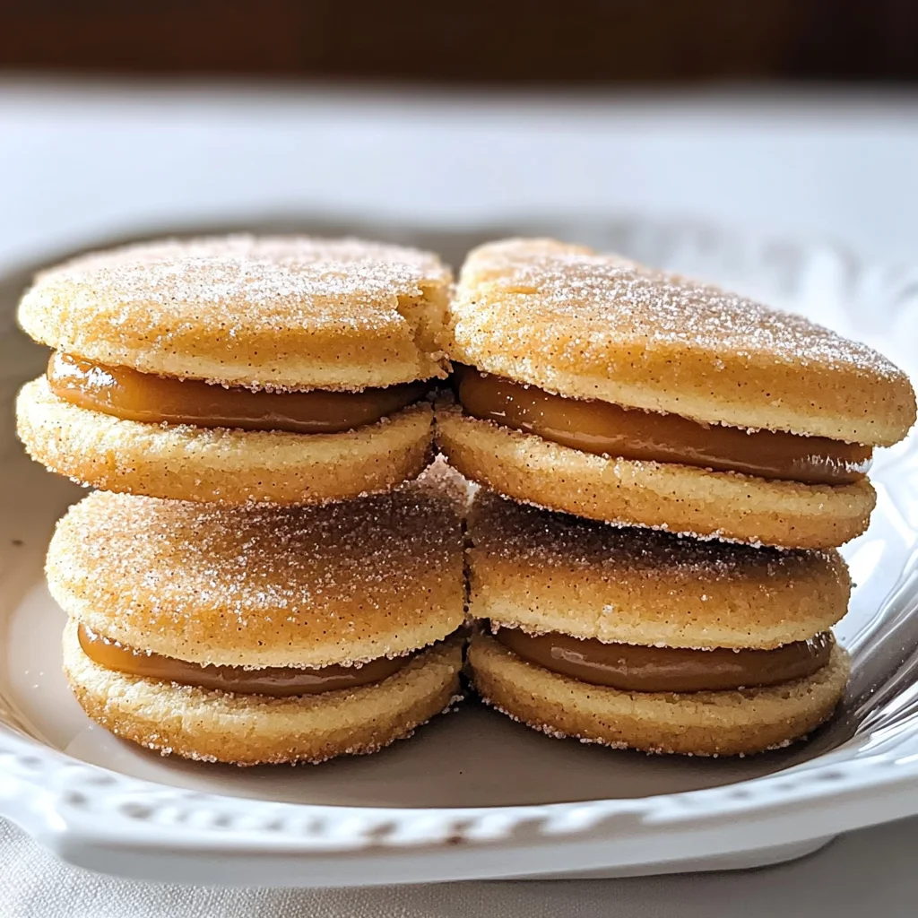 Easy Dulce de Leche Cinnamon Sandwich Cookies