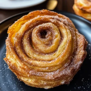 Flaky Cruffins with Sweet Cinnamon Sugar Filling