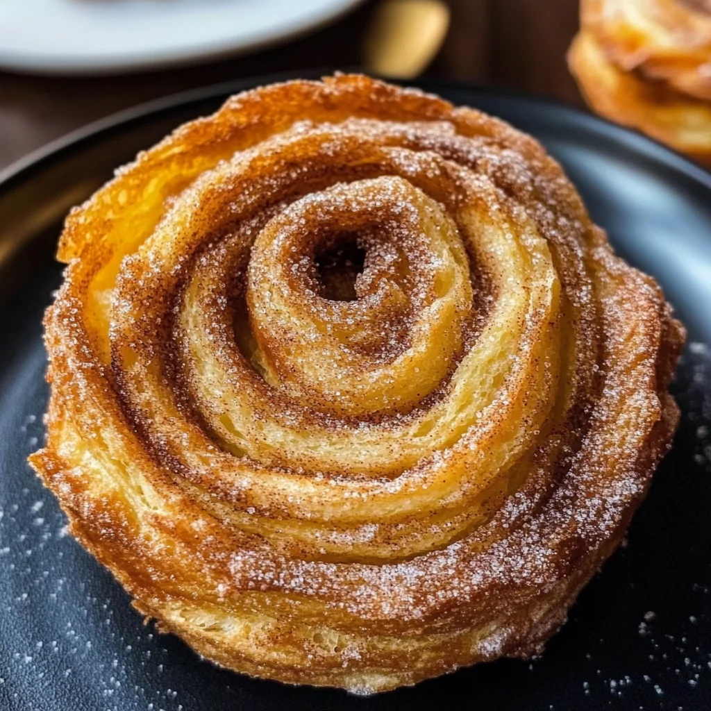 Flaky Cruffins with Sweet Cinnamon Sugar Filling