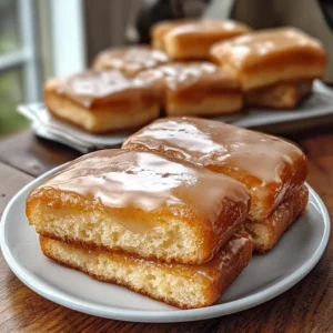 Soft Baked Maple Donut Bars Recipe